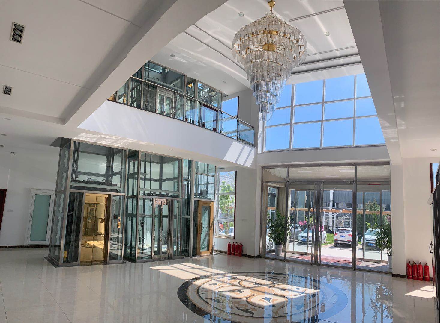 JAFITA showroom used to review elevator configurations for public and commercial environments