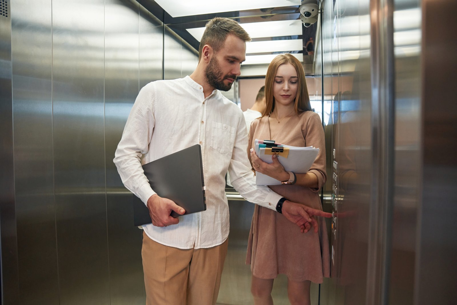 Existing elevator cabin that may be modernized rather than fully replaced