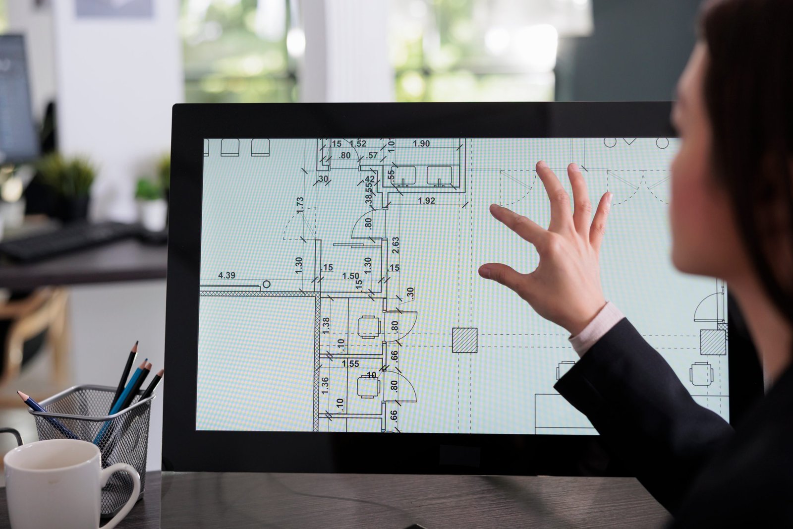 Technical drawing used to confirm interfaces before supply